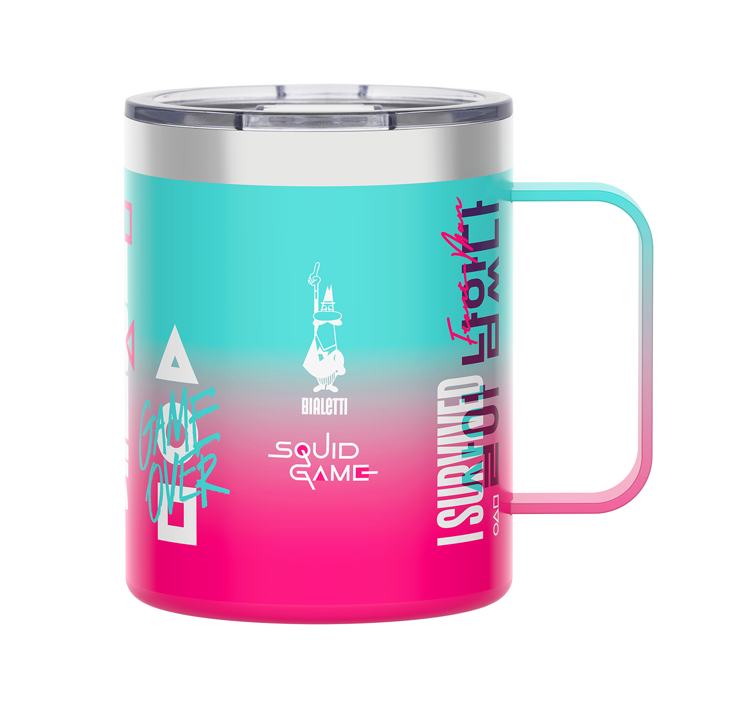 Bialetti x Squid Game Termo Šolja sa ručicom